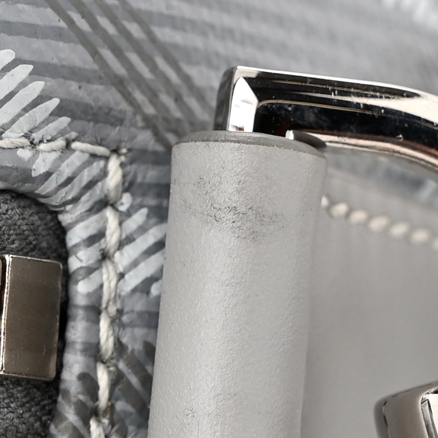 Coated Canvas CD Diamond Lingot 22 Bag Gray