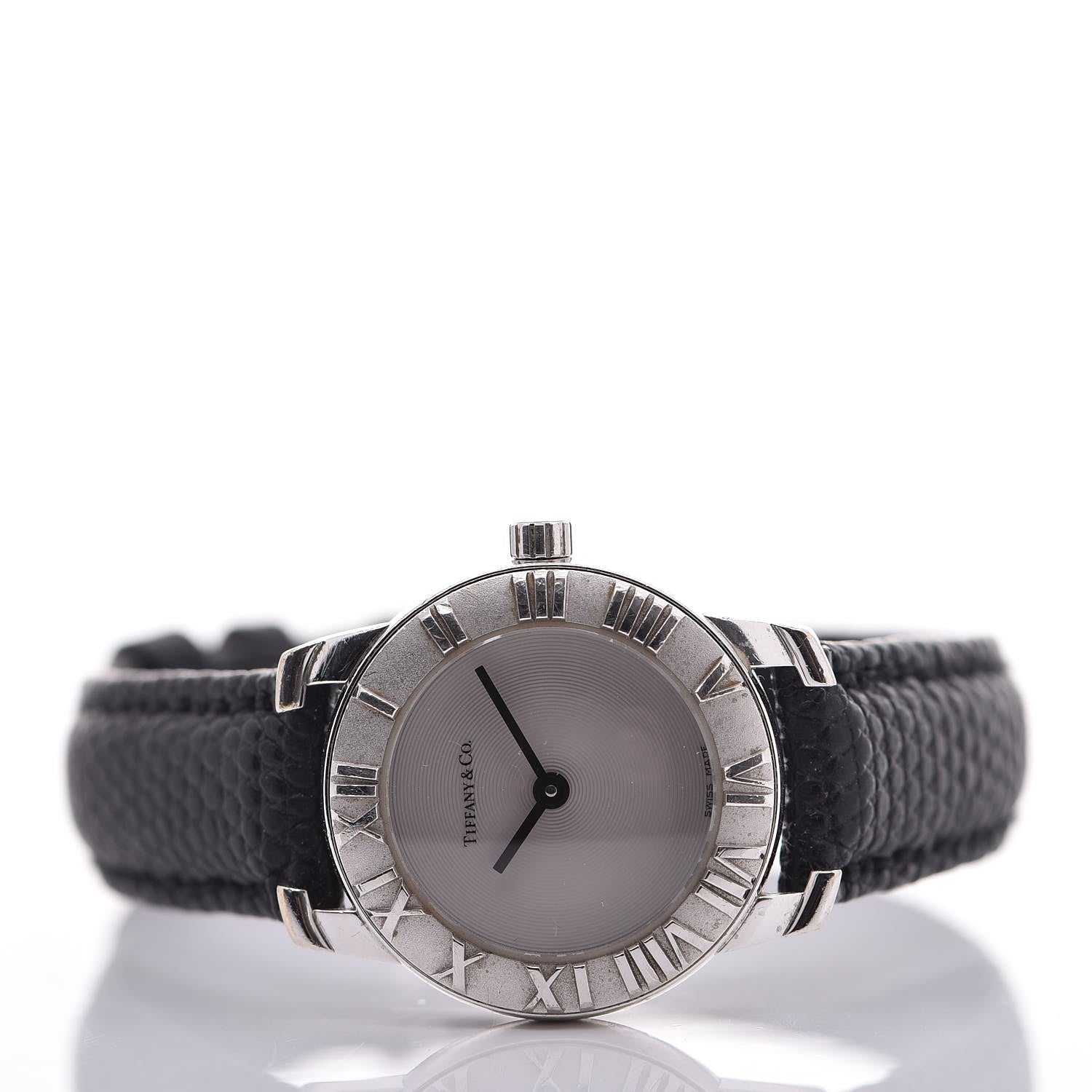 Tiffany Sterling Silver Lizard 24mm Atlas Quartz Watch 2 of 6