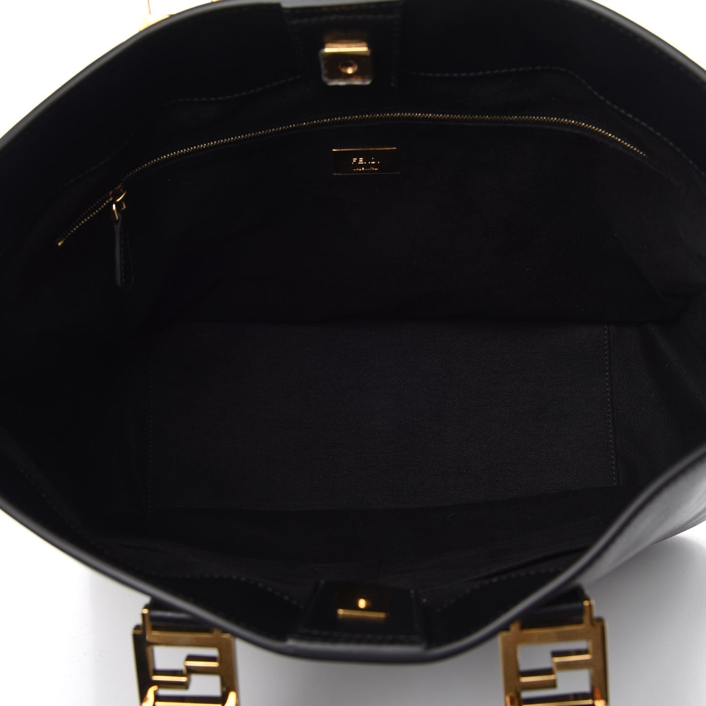 Vitello Glacier Medium FF Tote Black