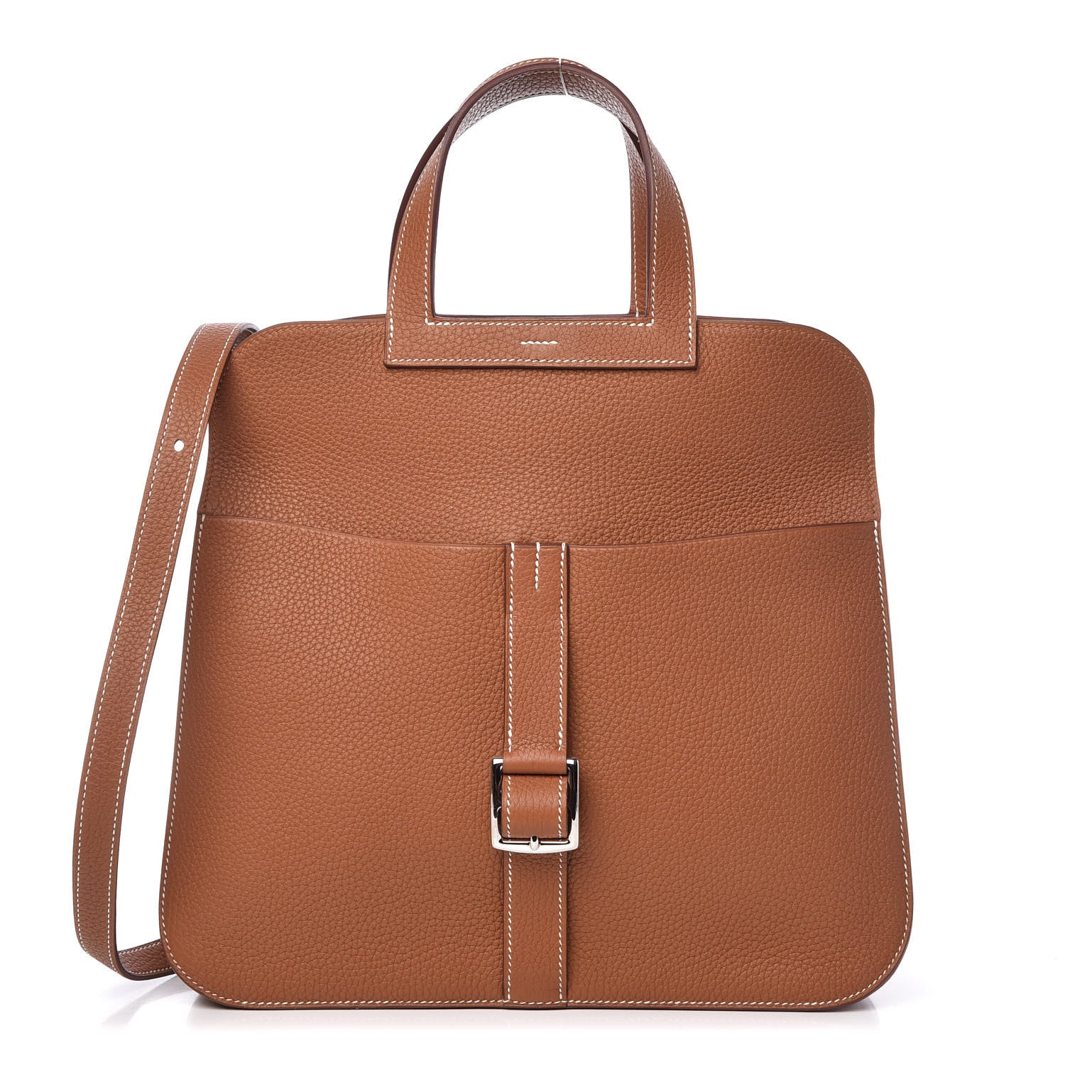 Hermes Taurillon Clemence Halzan 31 Gold 1 of 10