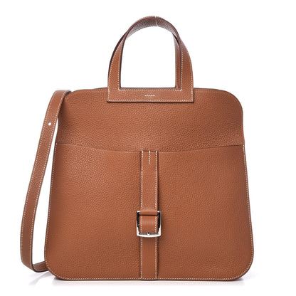 Hermes Taurillon Clemence Halzan 31 Gold 1 of 10