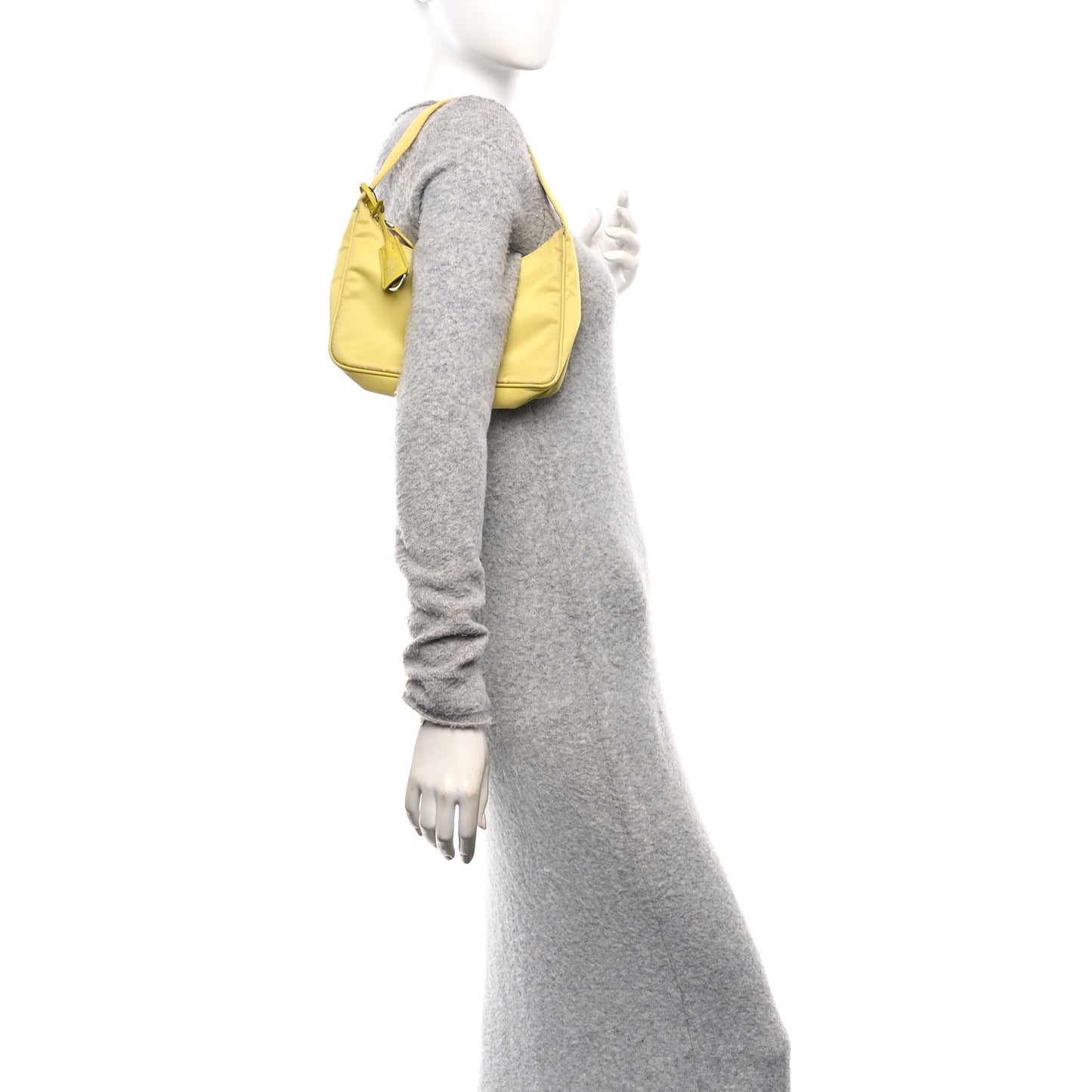Tessuto Nylon Saffiano Mini Re-Edition 2000 Bag Ananas