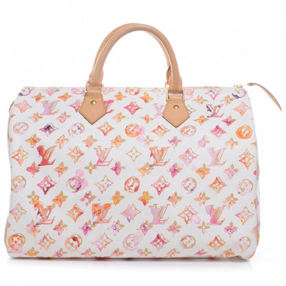 Louis Vuitton Watercolor Aquarelle Speedy 35 White 1 of 8