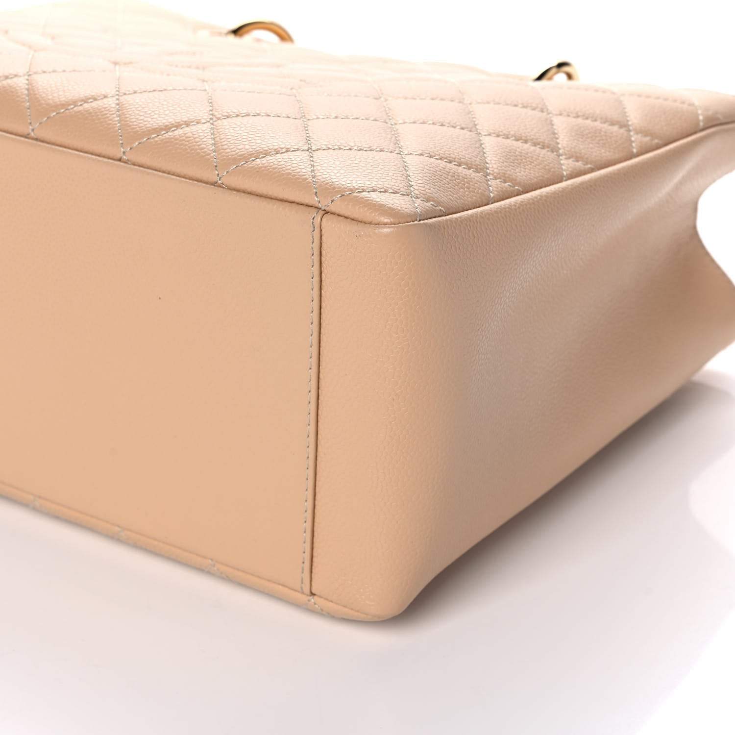 Chanel Caviar Quilted Grand Shopping Tote GST Beige 6 of 11
