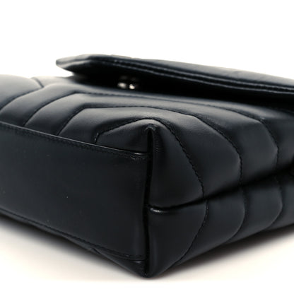 Saint Laurent Calfskin Y Quilted Monogram Toy Loulou Crossbody Bag Black 11 of 12