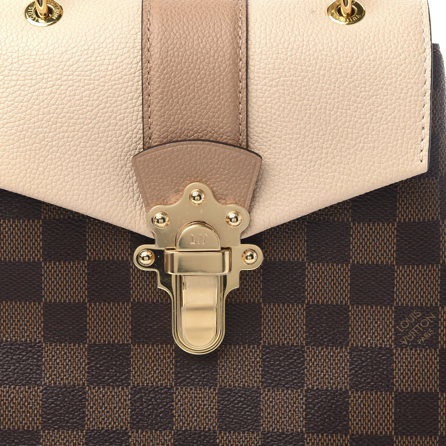 Louis Vuitton Damier Ebene Clapton Backpack Creme 8 of 9