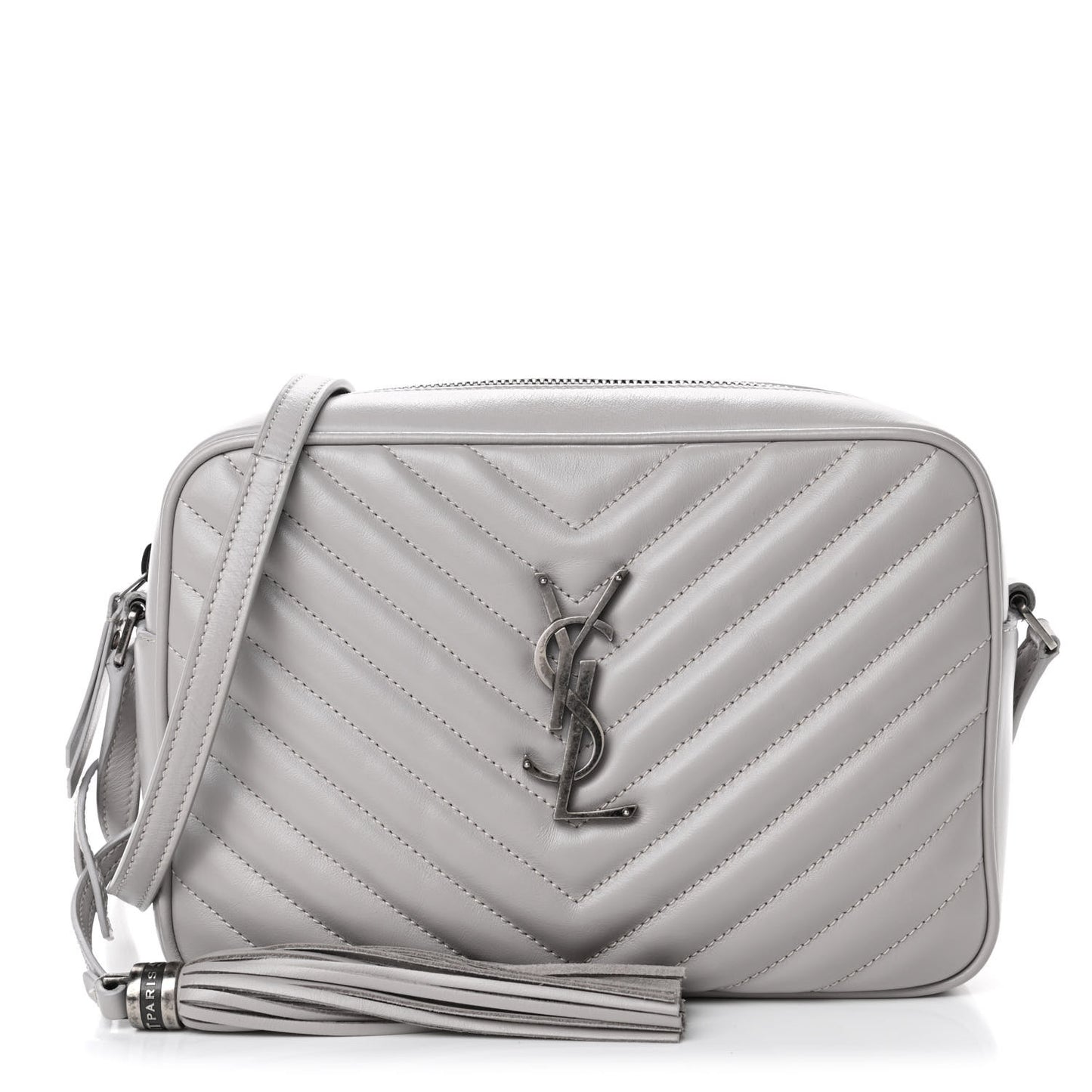 Calfskin Matelasse Monogram Lou Camera Bag Granite