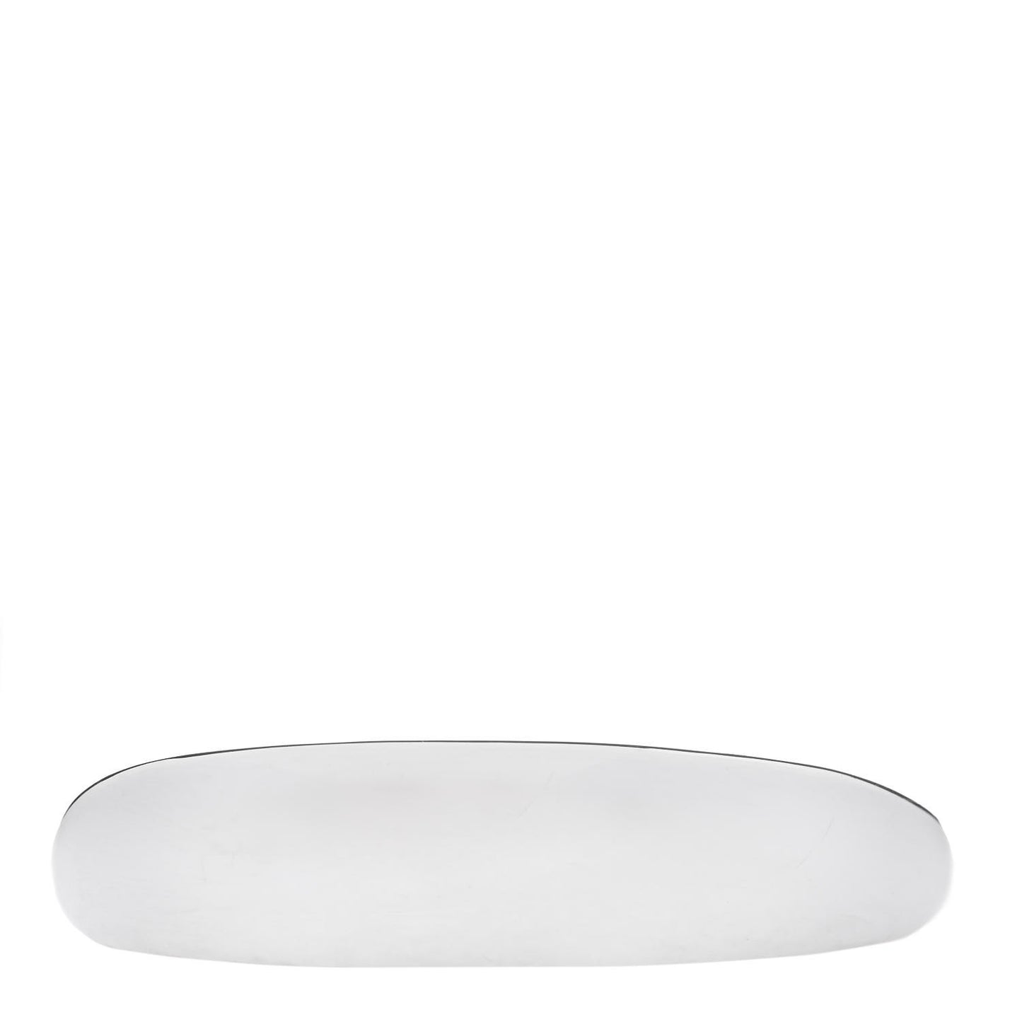 Sterling Silver Diamond 17mm Pure Form Smooth Bangle Bracelet