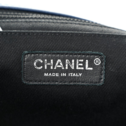 Chanel Calfskin Large Darjeeling Flap Blue 6 of 11