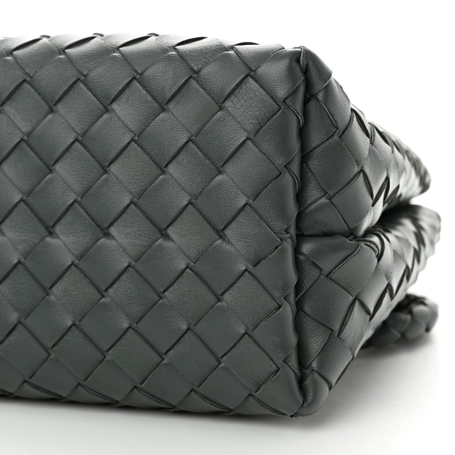 Bottega Veneta Nappa Intrecciato Medium Andiamo Shoulder Bag Slate 9 of 10
