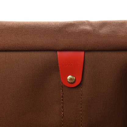 Louis Vuitton Calfskin Monogram Keepall Bandouliere 50 Coquelicot 5 of 8