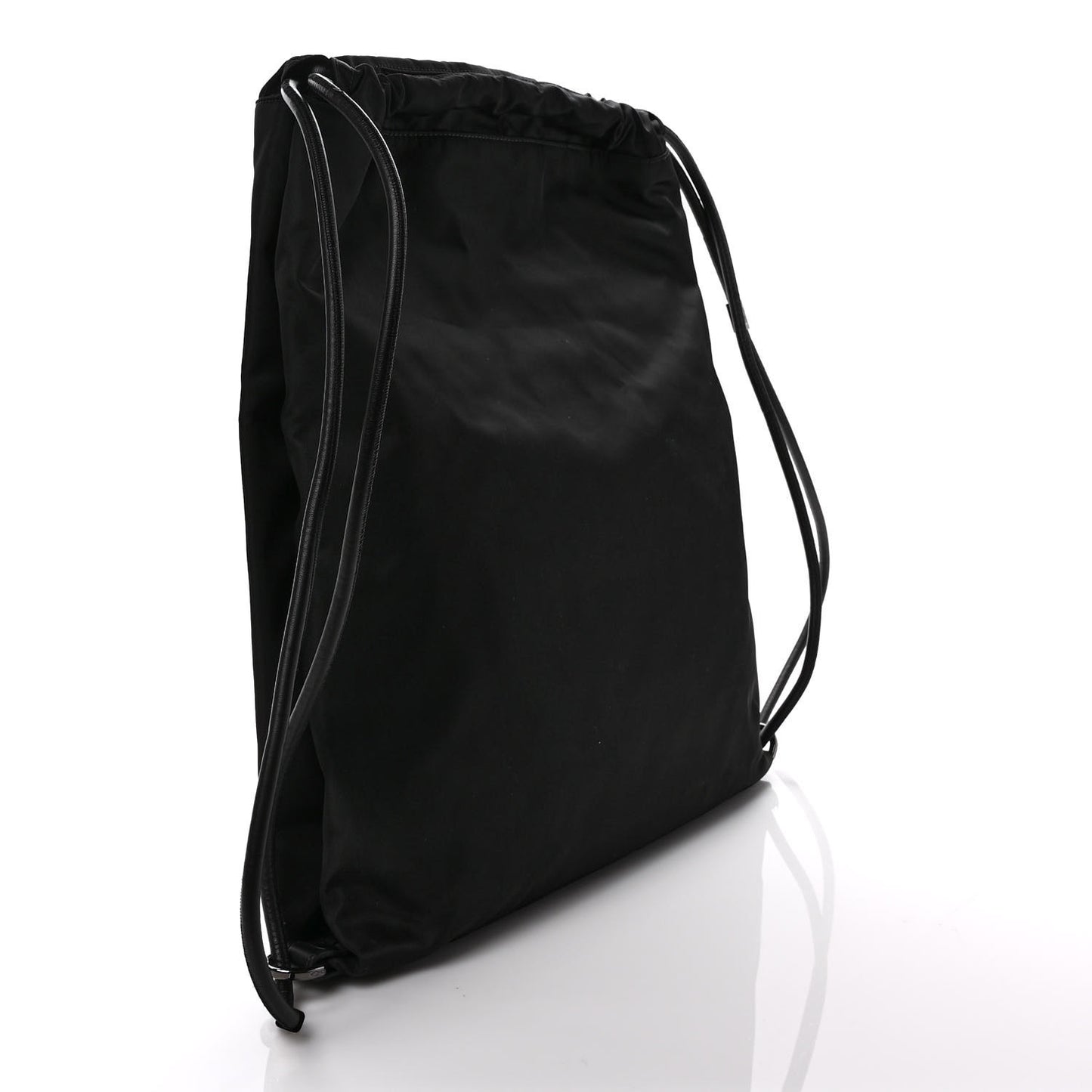 Canvas Drawstring Backpack Black