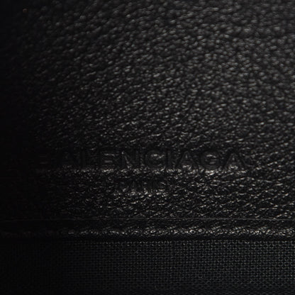 Balenciaga Calfskin Multi Bow Money Wallet Black 6 of 8
