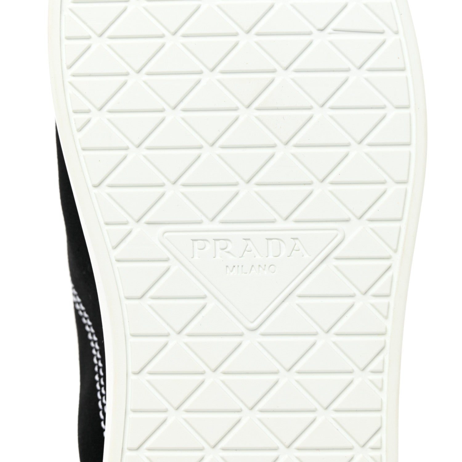 Prada Nylon Gabardine Point-Toe Sneaker Mules 40 Black 15 of 18