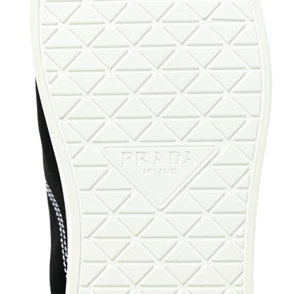 Prada Nylon Gabardine Point-Toe Sneaker Mules 40 Black 15 of 18