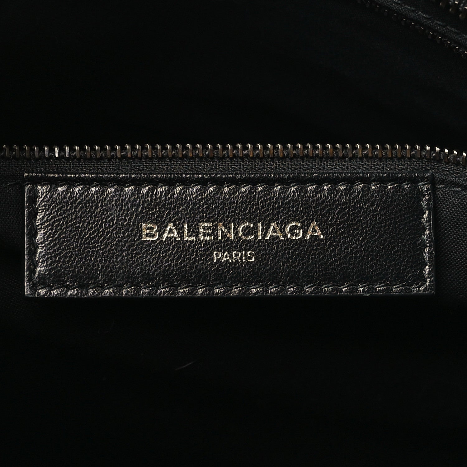 Balenciaga Calfskin Crocodile Embossed Classic Hardware City Black 7 of 13