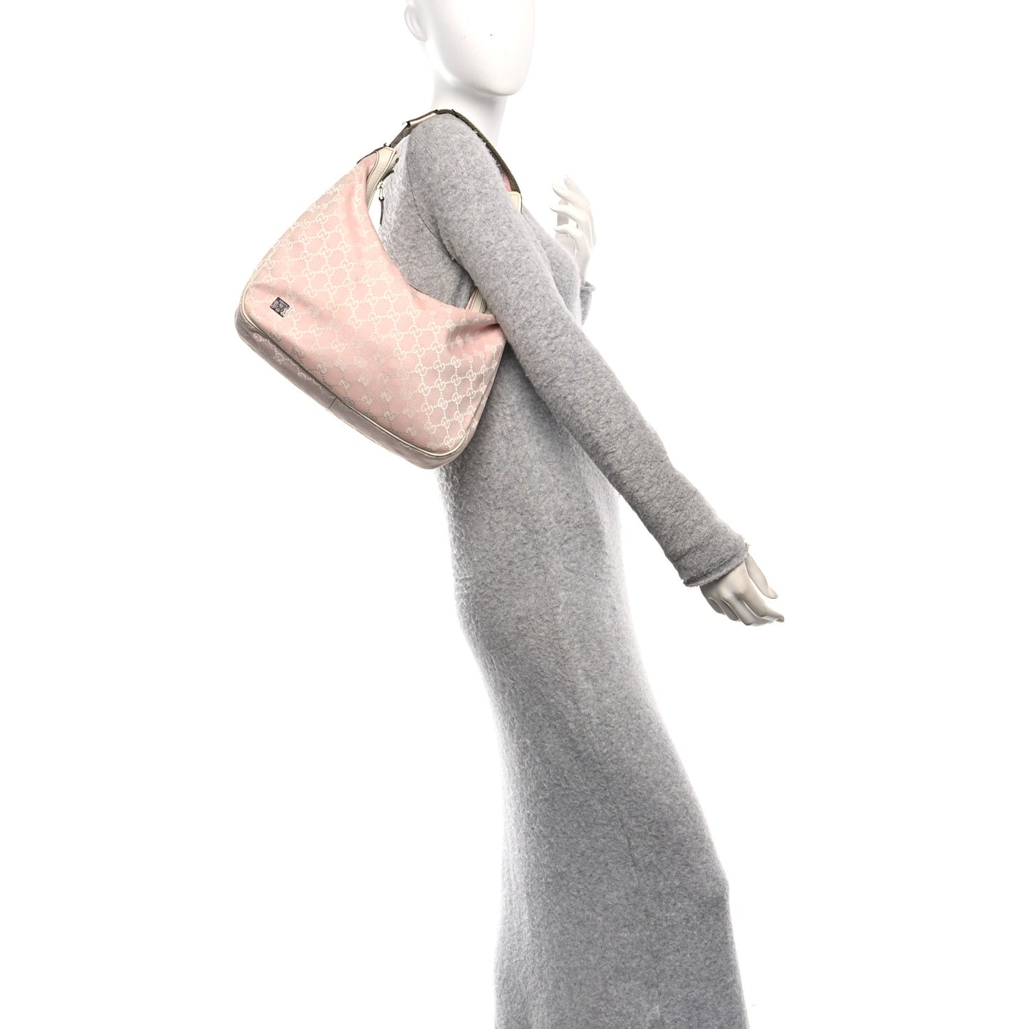Monogram Medium Pop Hobo Pink
