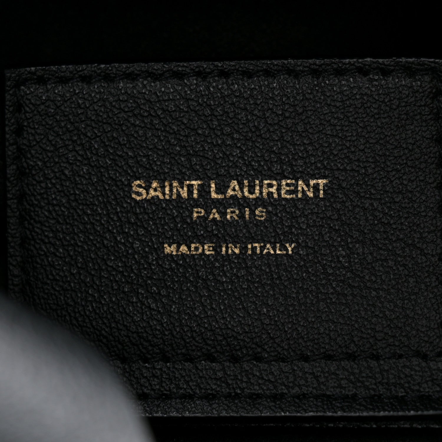 Saint Laurent Calfskin Large Shopping Tote Black 7 of 11