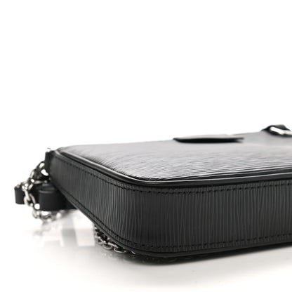 Louis Vuitton Epi Easy Pouch On Strap Black 8 of 9