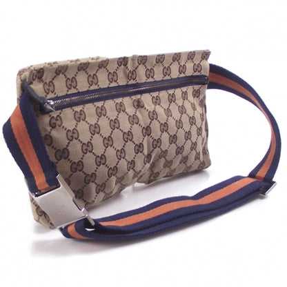 Gucci GG Monogram Web Double Pocket Belt Bag Blue 2 of 10