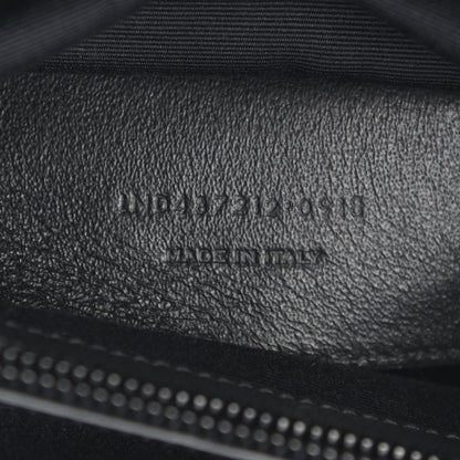 Saint Laurent Sheepskin Matelasse Chevron Monogram Large College SatchelaSheepskin Matelasse Chevron Monogram Monochrome Large College Satchel Black 11 of 12