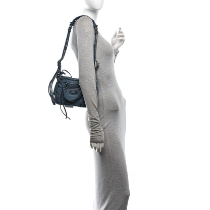 Balenciaga Denim Neo Cagole Mini Blue 2 of 11