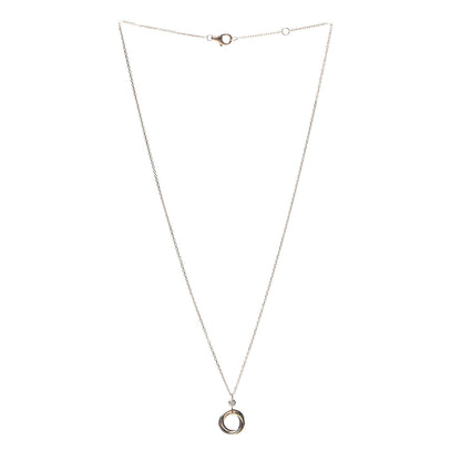 Cartier 18K Pink Yellow White Gold Diamond Trinity Pendant Necklace 3 of 7