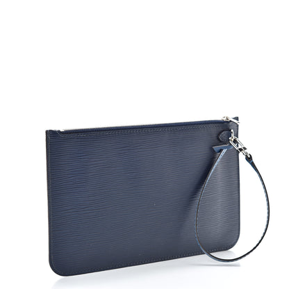 Louis Vuitton Epi Neverfull Pochette MM GM Indigo 3 of 7