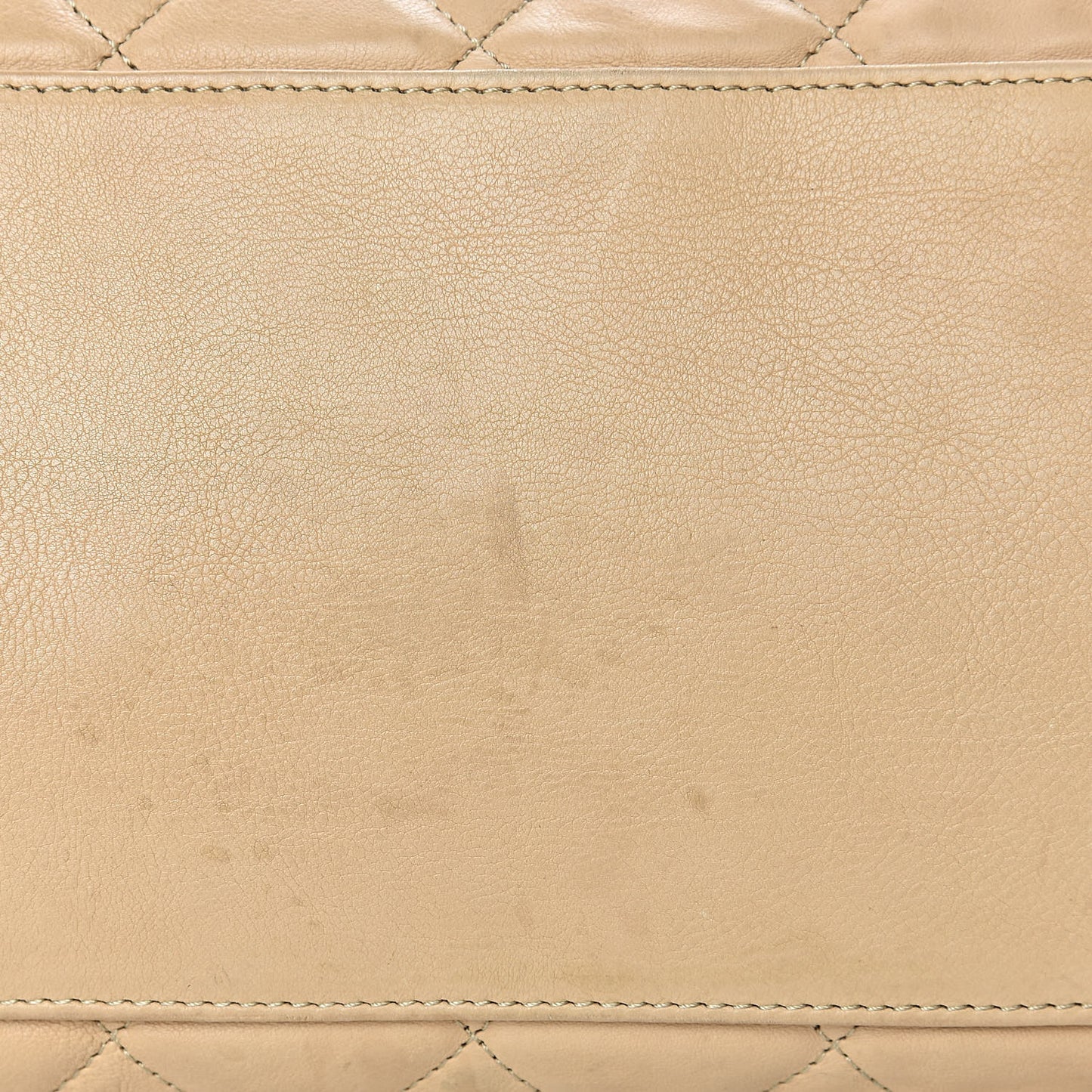 Calfskin Quilted Large Chain Me Hobo Beige