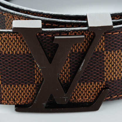 Louis Vuitton Damier Ebene 40mm LV Initiales Belt 110 44 8 of 10