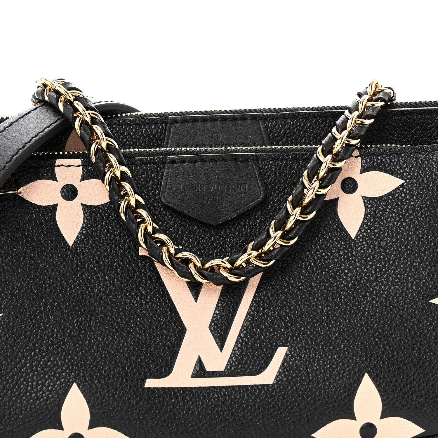 Louis Vuitton Empreinte Monogram Giant Multi Pochette Accessories Black Beige 8 of 12