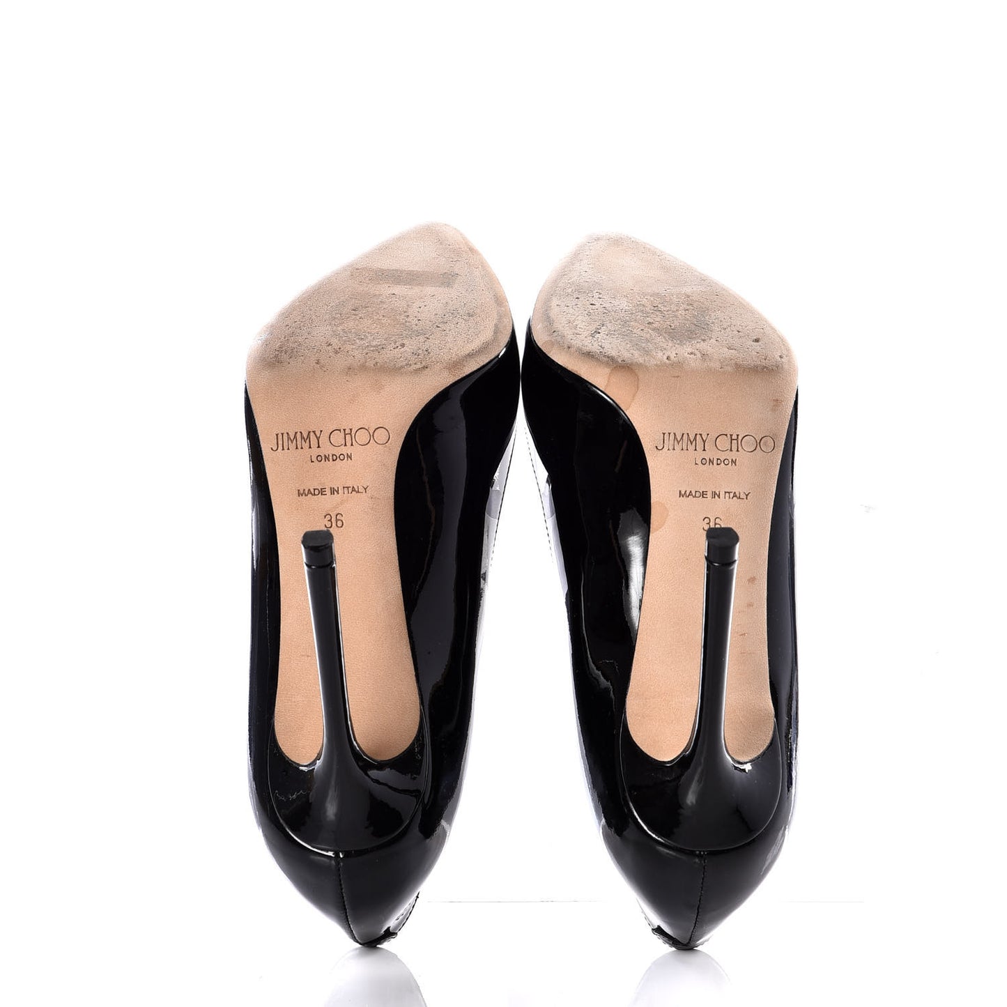 Patent Pointy Toe Romy 100 Pumps 36 Black