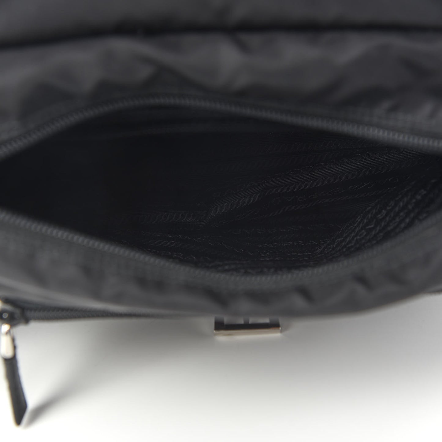 Nylon Vela Sport Messenger Bag Black