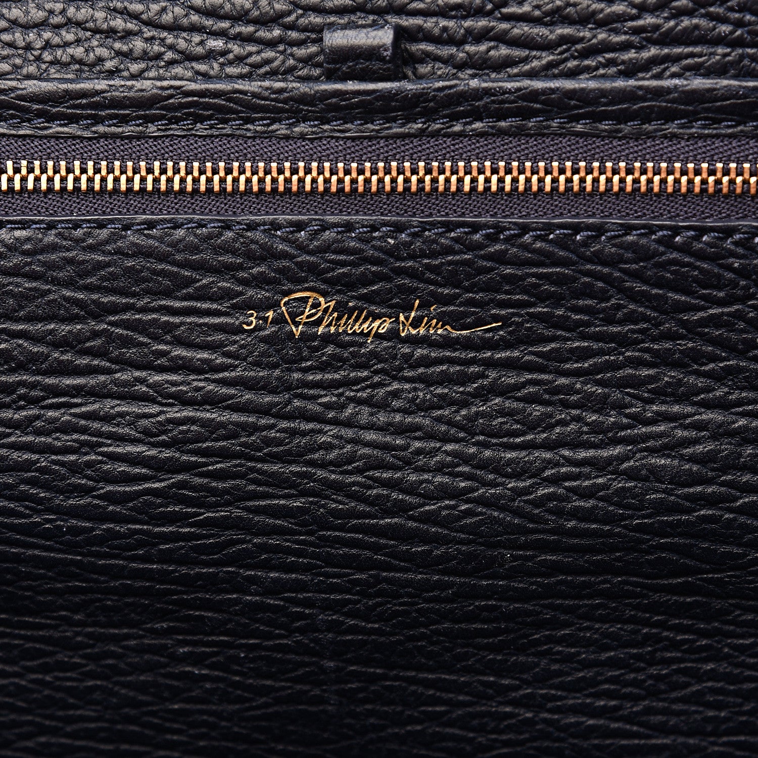 3.1 Phillip Lim 3.1 Textured Calfskin Medium Pashli Satchel Ink 5 of 13