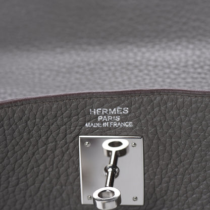 Hermes Taurillon Clemence Kelly Retourne 35 Etain 5 of 9
