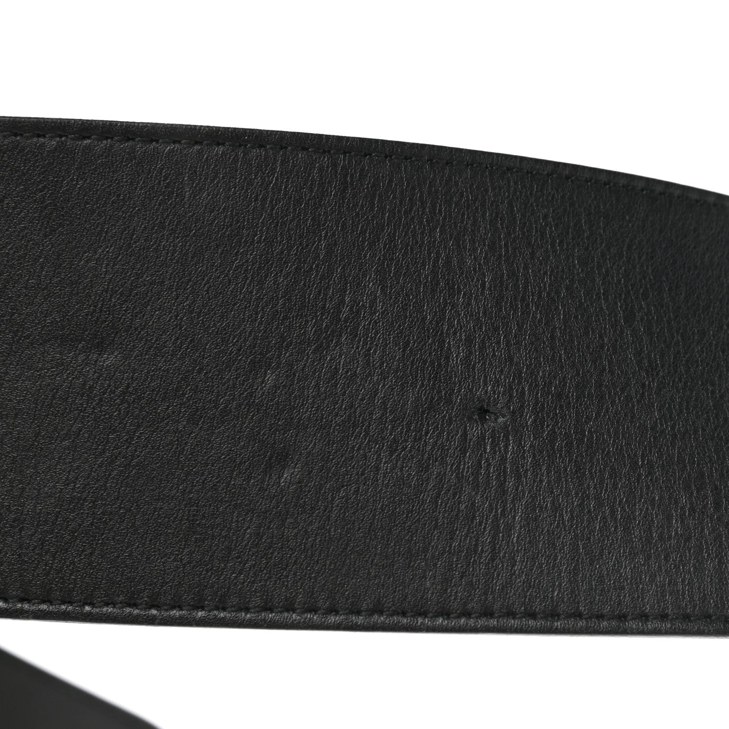 Gucci Moon Calfskin Pearl Double G 70mm Belt 100 40 Black Cream 8 of 8