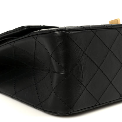 Chanel Aged Calfskin Quilted 2.55 Reissue 227 Flap Black 8 of 9