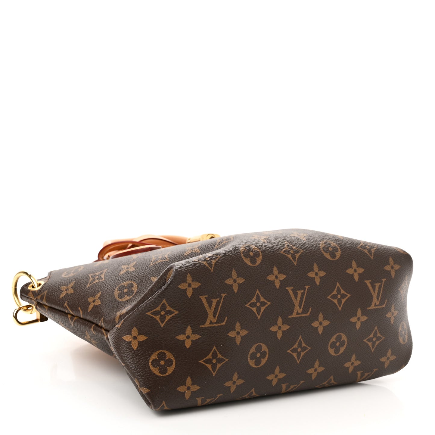 Monogram Flower Zipped Tote PM Beige