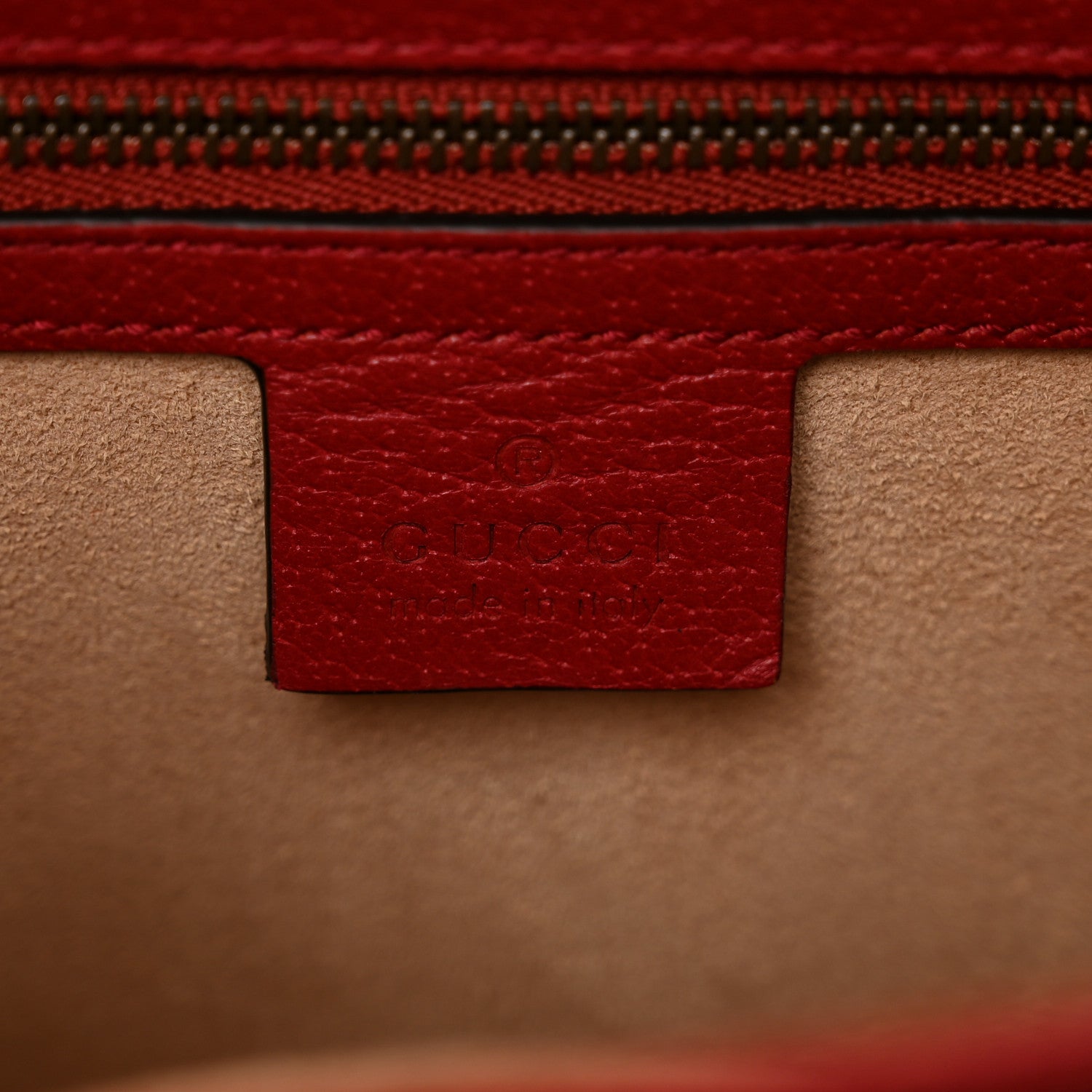 Gucci GG Supreme Monogram Small Queen Margaret Top Handle Bag Red 6 of 11