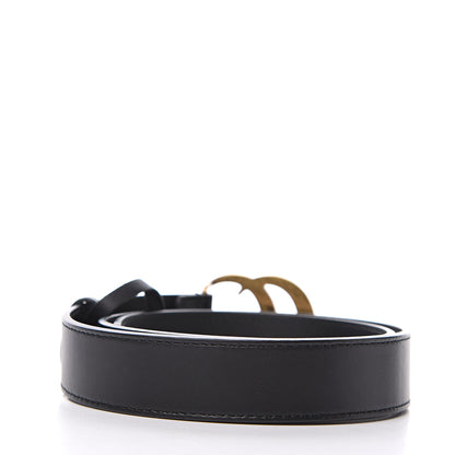 Gucci Calfskin Double G 30mm Belt 85 34 Black 2 of 5