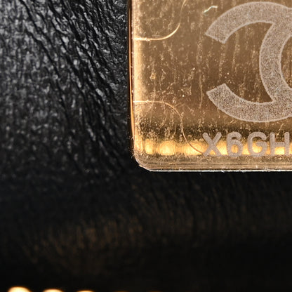 Chanel Sequin Logo CC Small Single Flap Black Multicolor 7 of 11