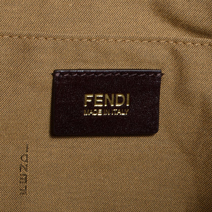 Fendi Zucca Small Chef Shopping Tote Tobacco Moro 6 of 10