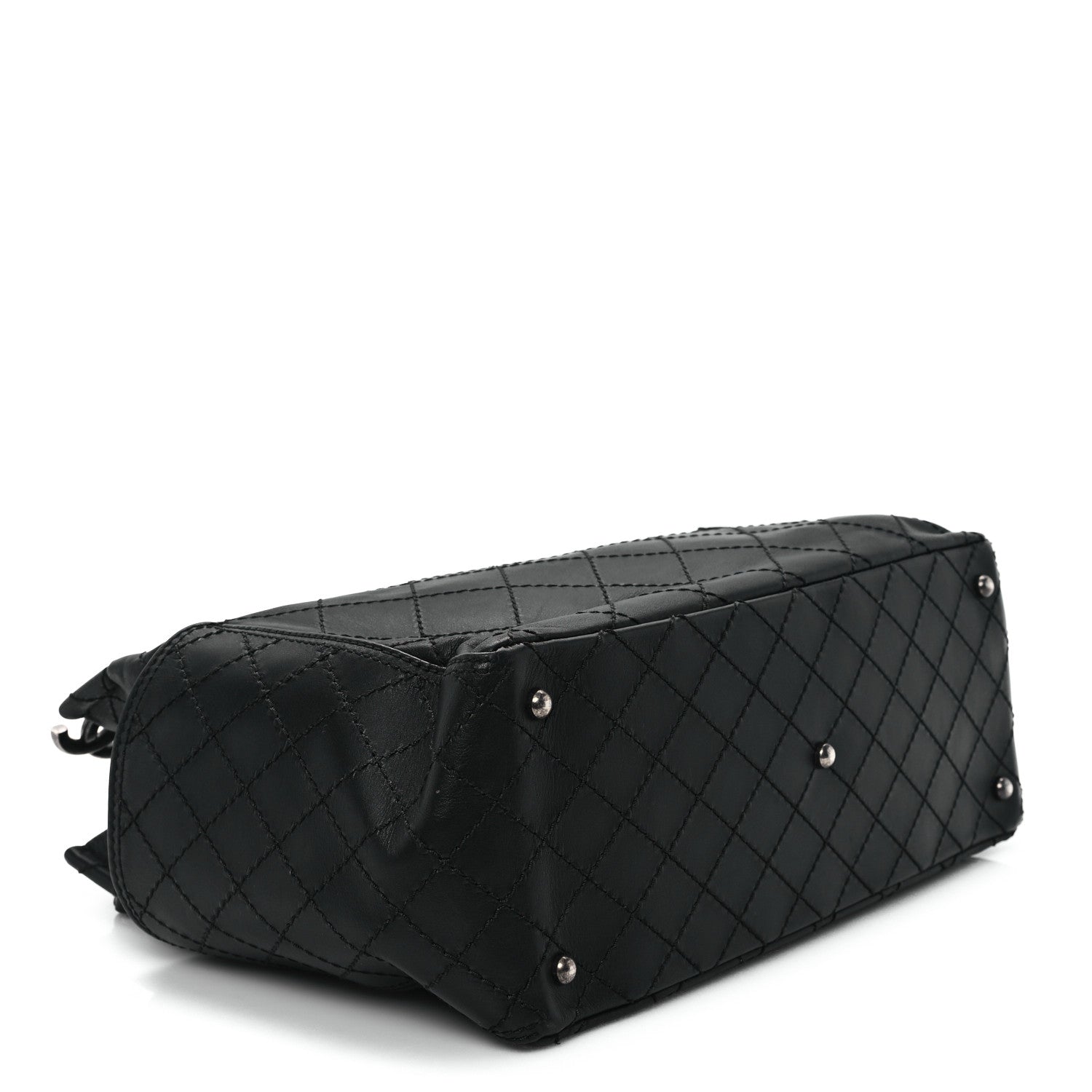 Chanel Calfskin CC Pocket Tote Black 4 of 12