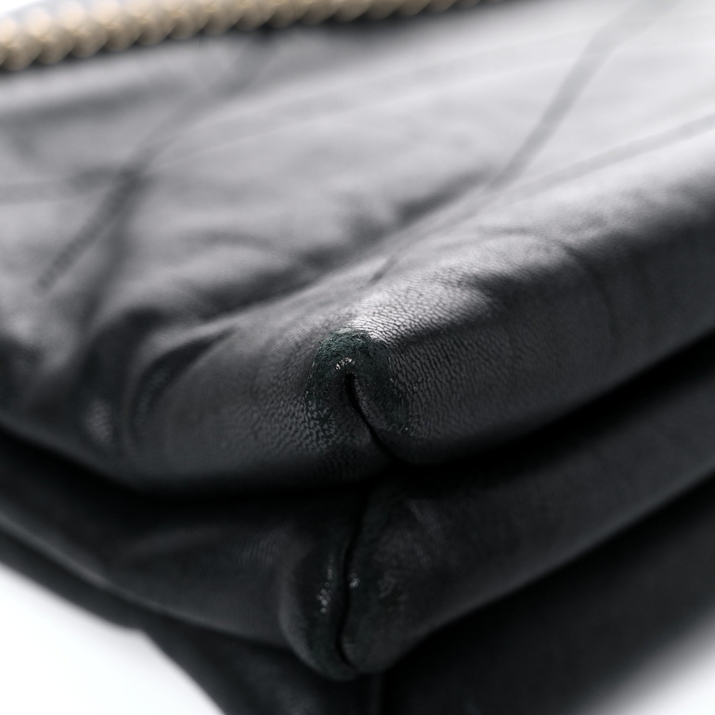 Lambskin Quilted Small Sugar Shoulder Bag Black