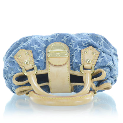 Louis Vuitton Denim Pleaty Blue 4 of 11