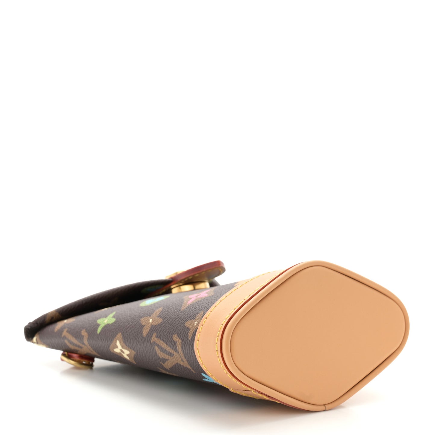 X TYLER THE CREATOR Monogram Craggy Envelope Pouch Chocolate