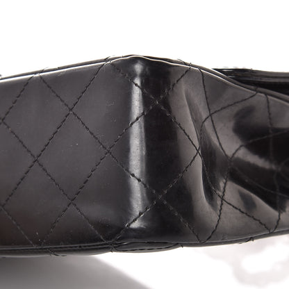 Chanel Patent Quilted Medium Double Flap Black 15 of 15