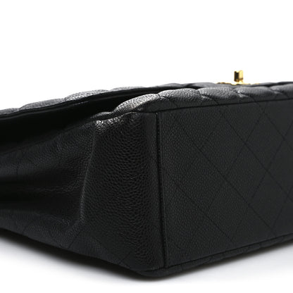 Chanel Caviar Maxi Single Flap Black 9 of 10