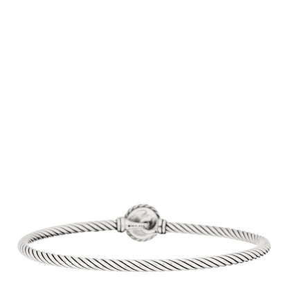 David Yurman Sterling Silver Turquoise 3mm Chatelaine Bracelet 2 of 3