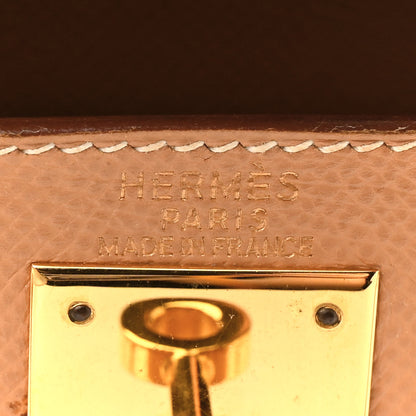 Hermes Courchevel Kelly Sellier 28 Sable 6 of 17